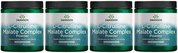 Swanson Amino Acid L-Citrulline Malate Complex 6.35 Ounce (180 G) Pwdr (4 Pack)
