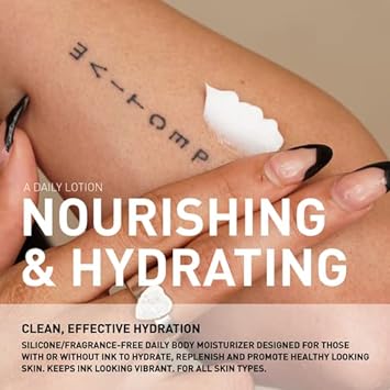 Mad Rabbit Replenish Tattoo Body Lotion - Fragrance-Free Lotion, Non-Greasy & Silicone-Free, Natural Ingredients, Lightweight for Daily Use (9.5 Ounce) : Beauty & Personal Care