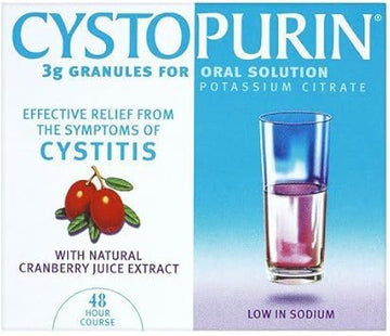 2 X Cystopurin 3G Granules For Oral Solution With Natural Cranberry Juice Extract 6 Sachets