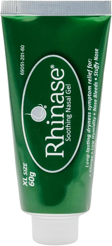 Rhinase Soothing Nasal Gel Xl 60 G For Nasal Dryness From Allergy, Low Humidity, Nose Bleeds, Stuffy Nose…