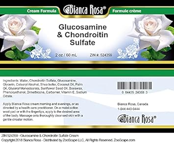 Bianca Rosa Glucosamine & Chondroitin Sulfate Cream (2 Oz, Zin: 524359)