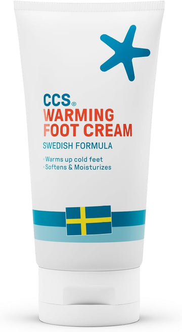 Ccs Warming Foot Cream 150 Ml - Moisturise And Soften Dry Skin And Cold Feet With A Warming Sensation