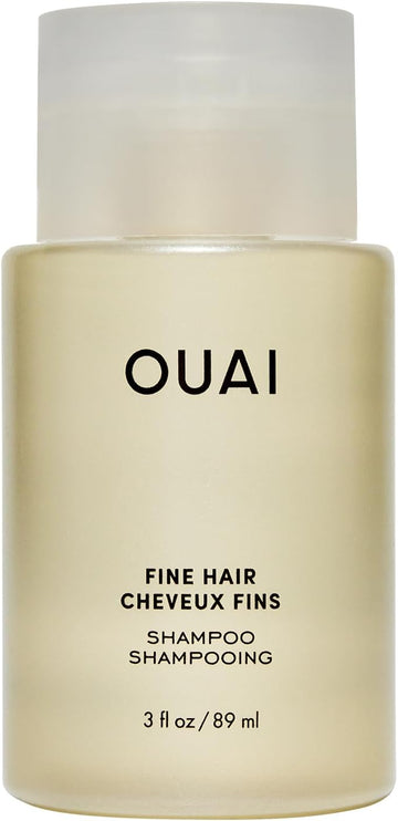 Ouai Fine Shampoo - Volumising Shampoo With Strengthening Keratin, Biotin & Chia Seed Oil For Fine Hair - Delivers Clean, Weightless Body - Paraben, Phthalate & Sulfate Free Hair Care - 300Ml
