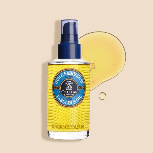 LāOccitane Shea Body Fabulous Oil, 3.3 Fl Oz