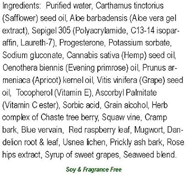 Progesterone With Herbs One 8 Oz. Pump Bottle. - Made In The Usa