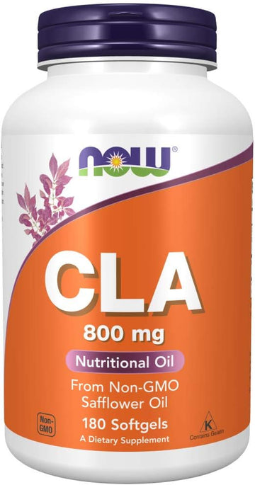 Now Supplements, Cla (Conjugated Linoleic Acid) 800 Mg, Nutritional Oil, 180 Softgels