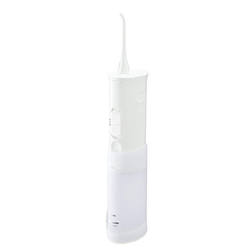 Panasonic Portable Water Flosser, 2-Speed Battery-Operated Oral Irrigator with Collapsible Design for Travel β EW-DJ10-W (White)