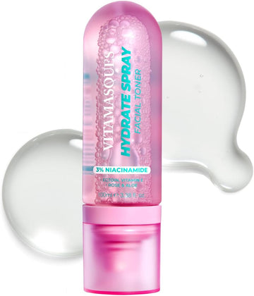 Vitamasques Hydrating Toner For Face - Facial Toner With Niacinamide - Instant Rereshment & Lasting Hydration - 3.38 Fl Oz