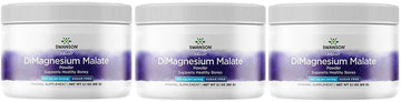 Swanson Albion Dimagnesium Malate 2.1 Ounce (60 G) Pwdr (3 Pack)