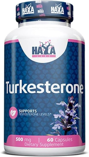 Turkesterone Standardized To 10% 500Mg 60 Capsules Ajuga Turkestanica Extract With Hydroxypropyl-ß-Cyclodextrin Complex