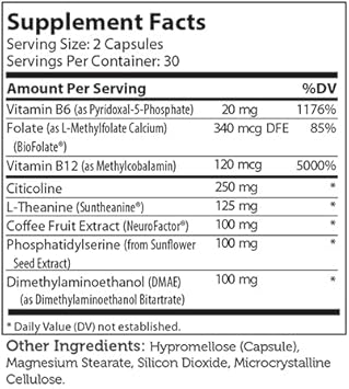 Zahler AdultFocus, Advanced Formula to Support Focus and Concentration, Certified Kosher, 60 Capsules : Health & Household