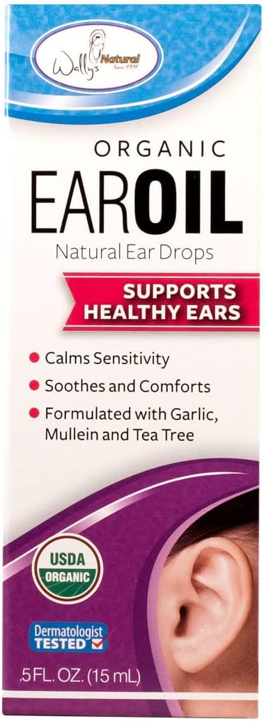 Wally'S Natural Organic Ear Oil, 0.5 Ounce : Health & Household