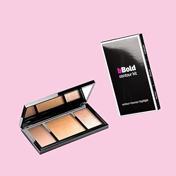 Bbold Contour Kit: Contour, Bronze, Highlight: Makeup Palette Powder Kit With Mirror: Vegan, Paraben Free & Cruelty Free