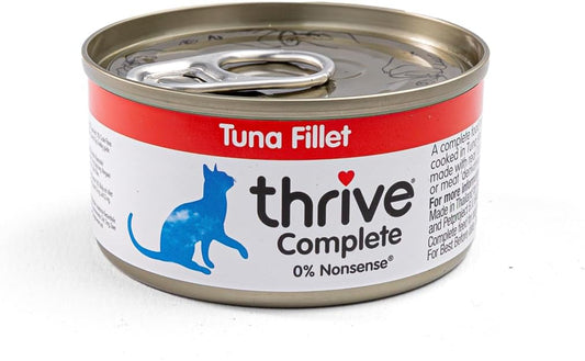 Thrive Cat Complete Food Tuna Fillet, 6X75G