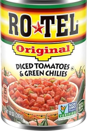Rotel, Diced Tomatoes With Green Chiles, 10 Oz