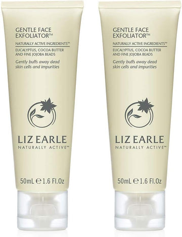 2X Liz Earle Gentle Face Exfoliator 50Ml *100Ml In Total