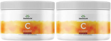 Swanson Vitamin C With Rosehips Powder 8.8 Ounce (250 G) Pwdr (2 Pack)