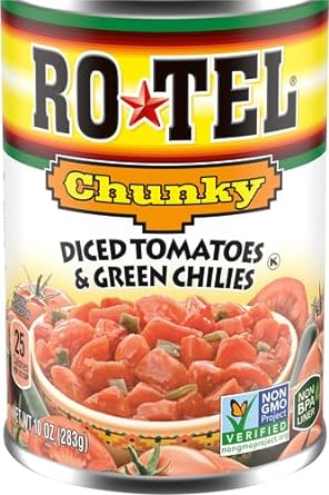 Ro-Tel Chunky Diced Tomatoes And Green Chilies, 10 Oz