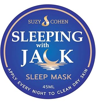 Suzy Cohen Sleeping With Jack Skin Renewing Night Cream: Hydrating Collagen Boosting Moisturizer With Niacinamide, Hyaluronic Acid For Plumping And Jackfruit Extract. Anti-Aging Facial : Beauty & Personal Care