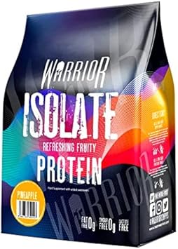 Warrior Ultra Pure Whey Protein Isolate 500G - Refreshing Fruit Protein - High Protein Low Carb (Pineapple)
