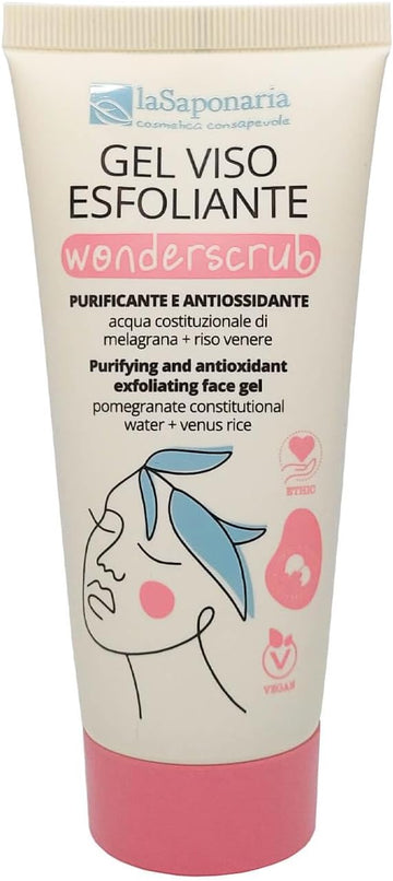 Wonderscrub La Saponaria Face Exfoliating Gel 100Ml