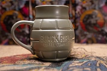 Black Rifle Coffee Company Mugs (Green Grenade, Ceramic)