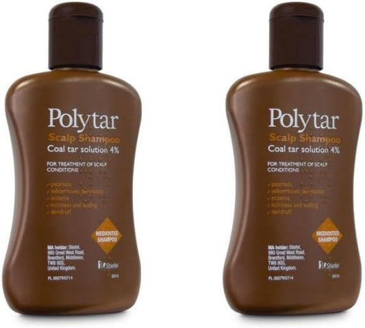 Polytar Scalp Coal Tar Shampoo 150Ml - Pack Of 2