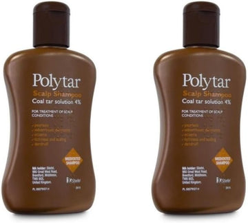 Polytar Scalp Coal Tar Shampoo 150Ml - Pack Of 2