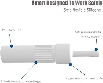 Gas and Colic Reliever for Babies, Natural Solution for Baby Colic and Gas Relief, 100% Safe & Effective Instant Constipation Relief for Gassy Babies (20 Count)