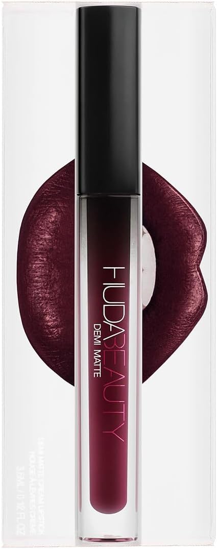 Huda Beauty Demi Matte Cream Lipstick (Bawse)