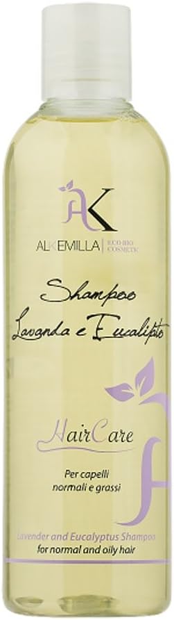 Alkemilla Bio Shampoo Lavender Eucalyptus, Transparent, 250 Milliliters