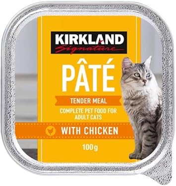 Kirkland Signature Tender Meal Variety Cat Food, 48 X 100G Wet Cat Food In Assorted Flavours, Balanced Nutrition For Adult Cats, Delicious And Healthy Recipes