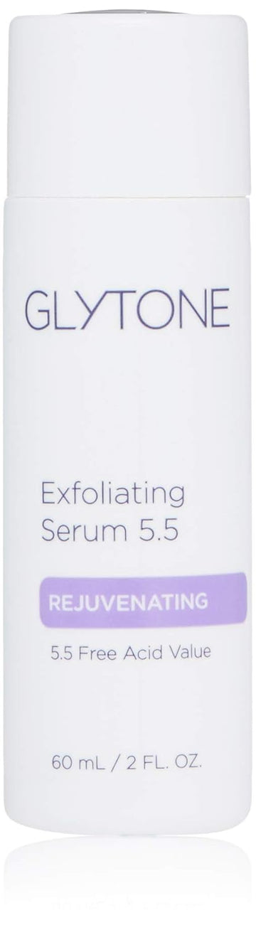 Glycolic Acid Exfoliating Serum 5.5% Pfav | Face & Body Exfoliator For All Skin | Reduces Fine Lines, Wrinkles, Dark Spots & Pore | Non-Comedogenic, Fragrance-Free | Aha Facial Exfoliator | 2 Fl Oz