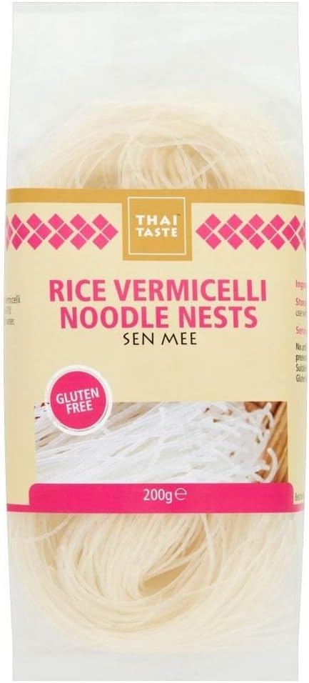 Thai Taste Rice Vermicelli Noodles Nests (200G) - Pack Of 6