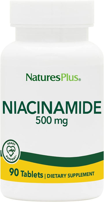 Niacinamide, 500 Mg, 90 Tablets, Naturesplus