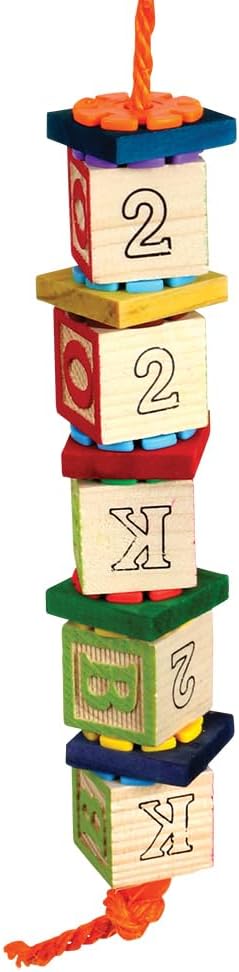 Abc Block Stacker Parrot Toy