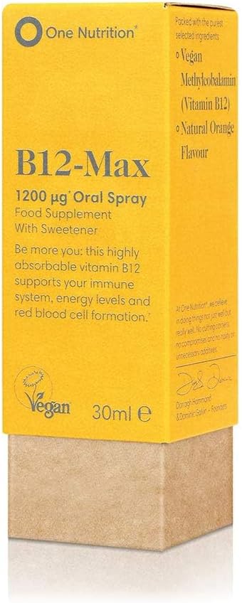 One Nutrition - B12-Max, Vitamin B12 Supplement, Oral Spray 30Ml