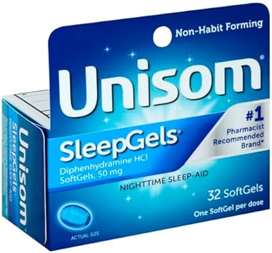 Unisom Sleepgels, 32 Softgels Per Box