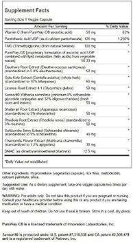 Swanson Adrenal Essentials 60 Veg Capsules (4 Pack)