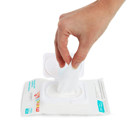 MunchkinĀ® Arm & Hammer Pacifier Wipes - Safely Cleans Baby and Toddler Essentials, 1 Pack, 36 Wipes