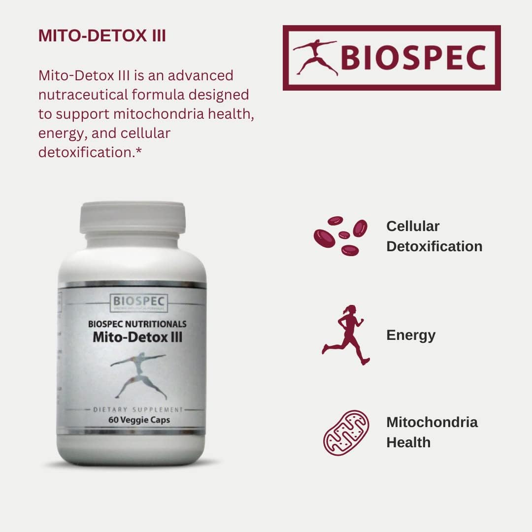 Mito-Detox Iii β N-Acetyl Cysteine (Nac), Acetyl L-Carnitine, Alpha Lipoic Acid (Ala), Co-Q-10