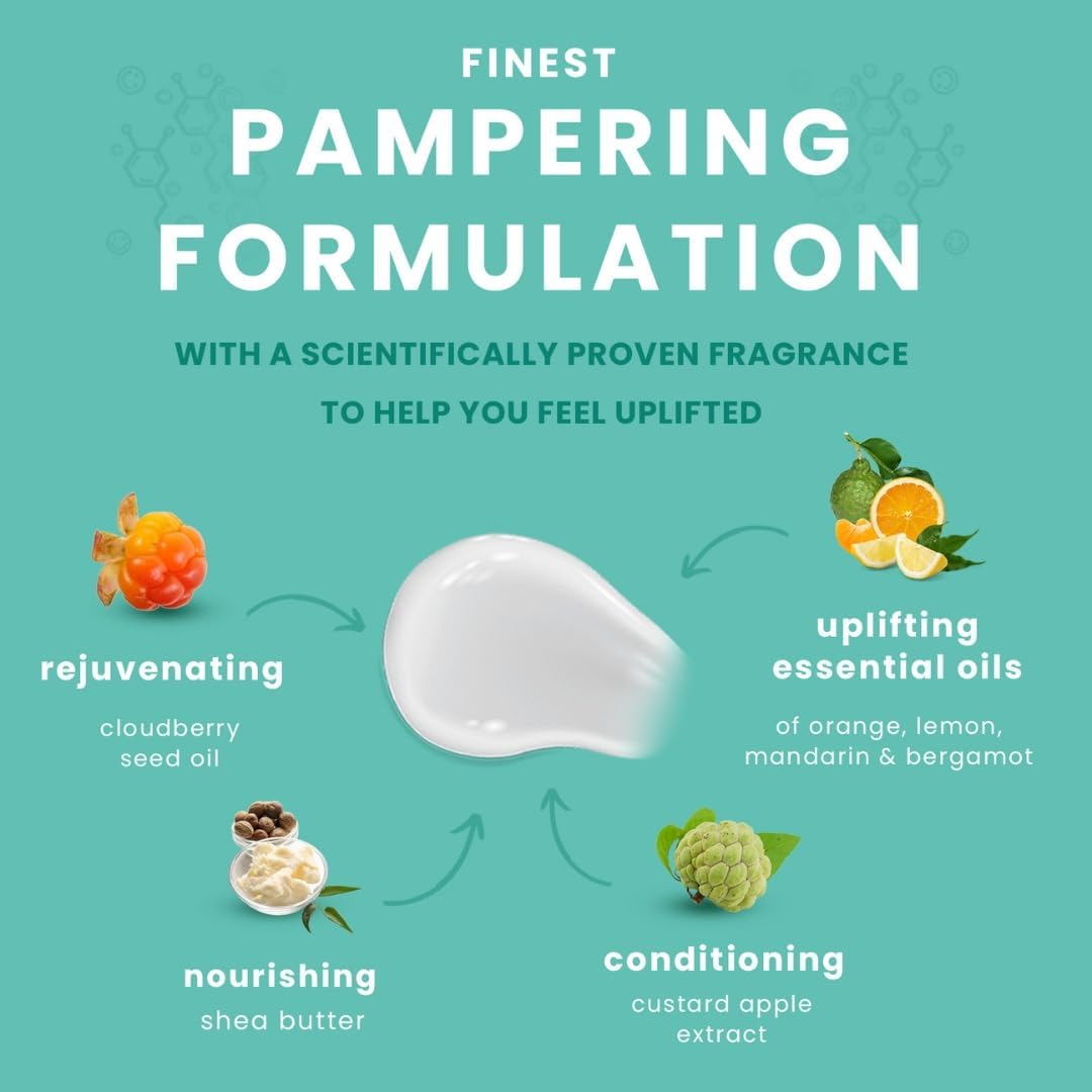 Heathcote & Ivory Flower Of Focus Hand Cream Trio | Vegan Hand Cream | Rosemary | Lavender | Sweet Orange | Travel Set | Hand Cream Set | 3 X 30Ml