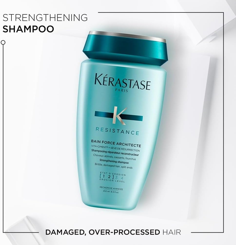 Kérastase Resistance Strengthening Shampoo & Conditioner Set for Damaged, Brittle Hair, with Vita-Ciment Complex : Amazon.co.uk: Beauty