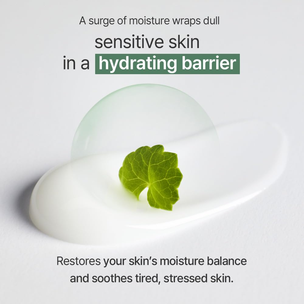 Mixsoon Cica Hyal Deep Soothing Cream, 1.69 Fl. Oz / 50Ml Lightweight Moisturizer Gel Cream For Sensitive Skin With Centella Asiatica Hyaluronic Acid Ceramide & Panthenol Korea Glass Skin Care : Beauty & Personal Care