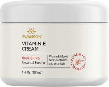 Swanson Vitamin E Cream 4 Fl Ounce (118 Ml) Cream
