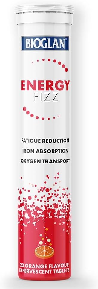 Bioglan Energy Fizz Effervescent - 20 Orange Flavour Tablets