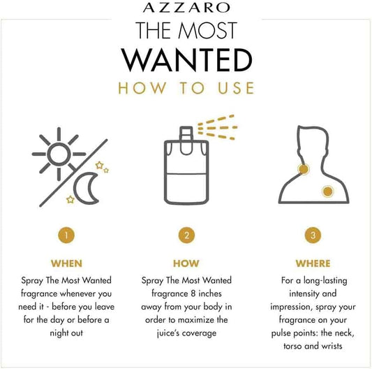 Azzaro Wanted by Night, Eau de Parfum Spray, Spicy Woody Fragrance, Perfume For Men, 100ml : Amazon.co.uk: Beauty