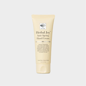 New Nordic Herbal Joy Anti-Ageing Hand Cream With Shea Butter & Ceramosides - Fast-Absorbing Nourishment For Dry Skin Relief - 75Ml