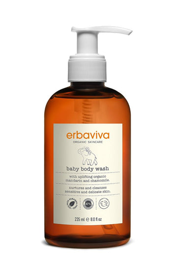 Erbaviva Baby Body Wash, 8 Fl Oz : Baby