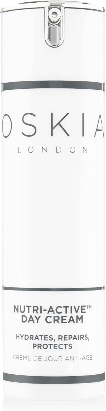 Oskia Nutri-Active Day Cream - Lightweight Hydrating Face Cream With Vitamins & Peptides, Boost Collagen Production